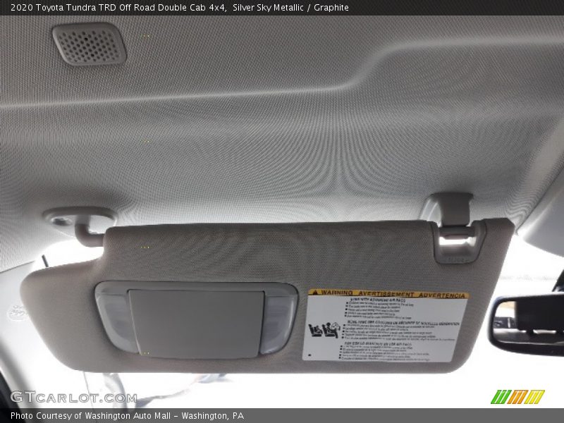 Silver Sky Metallic / Graphite 2020 Toyota Tundra TRD Off Road Double Cab 4x4