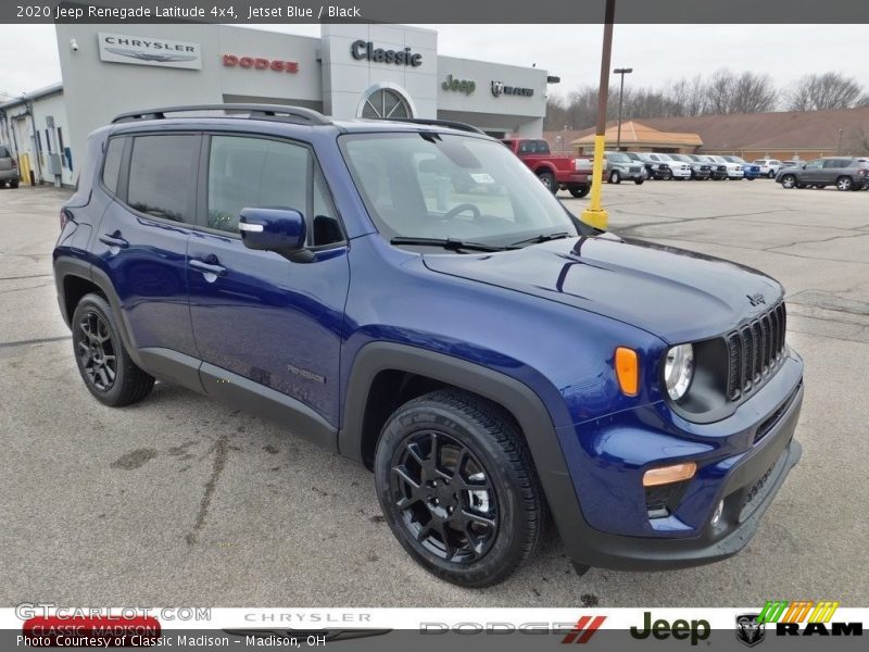 Jetset Blue / Black 2020 Jeep Renegade Latitude 4x4