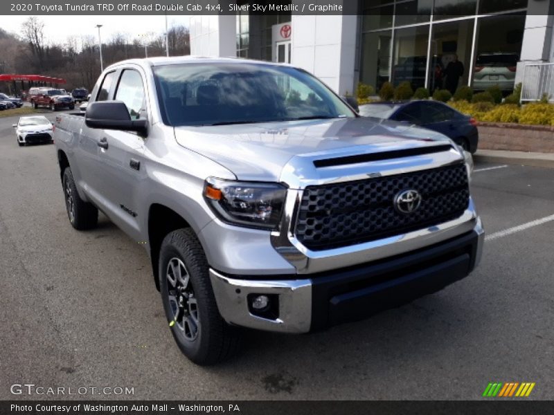 Silver Sky Metallic / Graphite 2020 Toyota Tundra TRD Off Road Double Cab 4x4