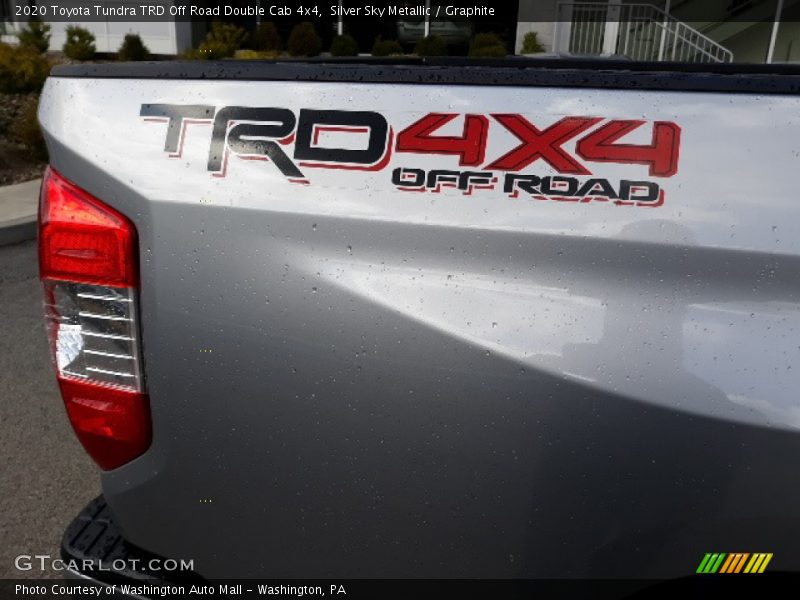 Silver Sky Metallic / Graphite 2020 Toyota Tundra TRD Off Road Double Cab 4x4