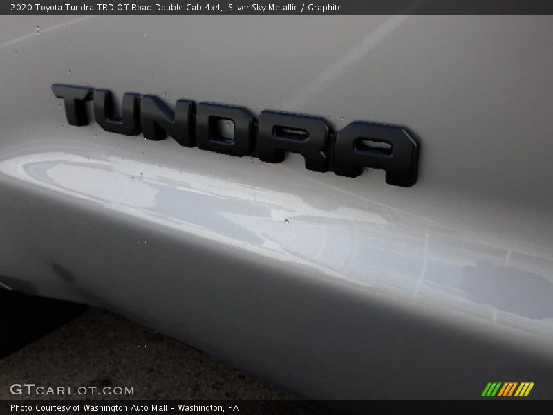 Silver Sky Metallic / Graphite 2020 Toyota Tundra TRD Off Road Double Cab 4x4