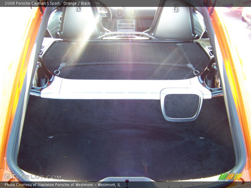 Orange / Black 2008 Porsche Cayman S Sport