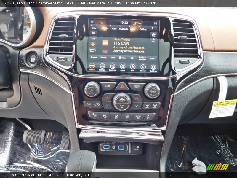 Controls of 2020 Grand Cherokee Summit 4x4