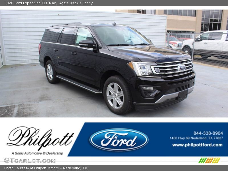 Agate Black / Ebony 2020 Ford Expedition XLT Max