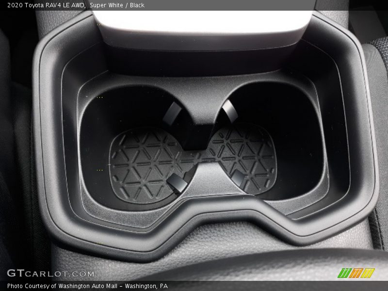 Super White / Black 2020 Toyota RAV4 LE AWD