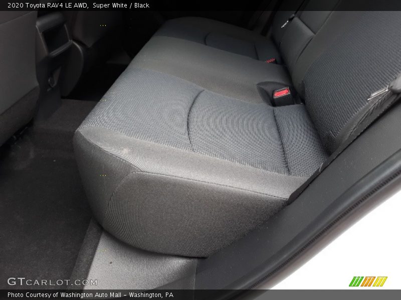 Super White / Black 2020 Toyota RAV4 LE AWD