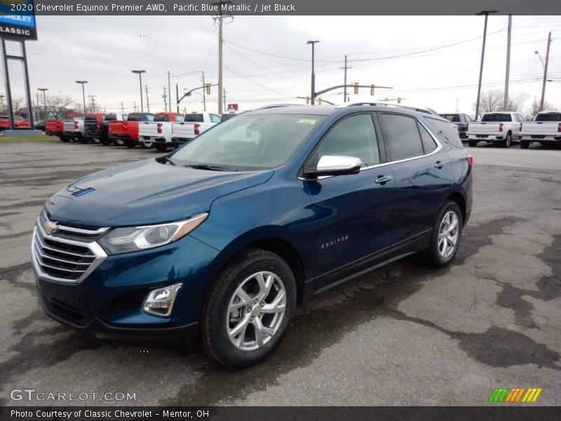 Pacific Blue Metallic / Jet Black 2020 Chevrolet Equinox Premier AWD