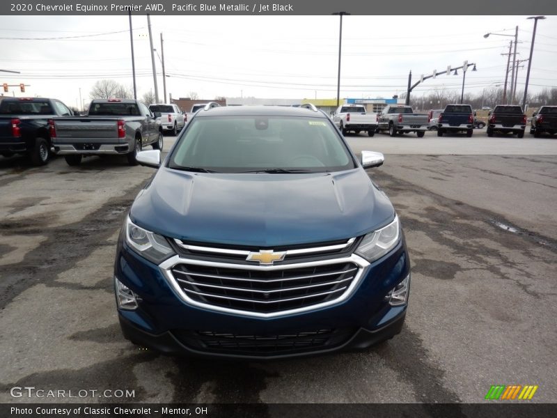 Pacific Blue Metallic / Jet Black 2020 Chevrolet Equinox Premier AWD