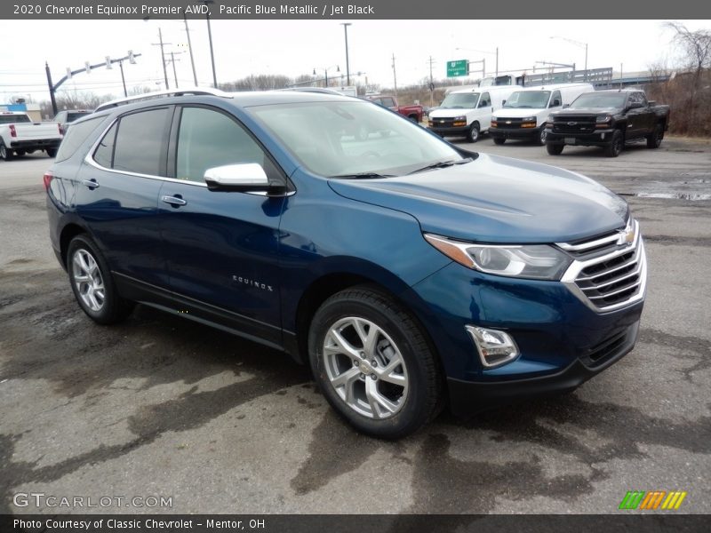 Pacific Blue Metallic / Jet Black 2020 Chevrolet Equinox Premier AWD