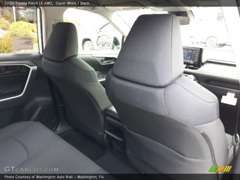 Super White / Black 2020 Toyota RAV4 LE AWD