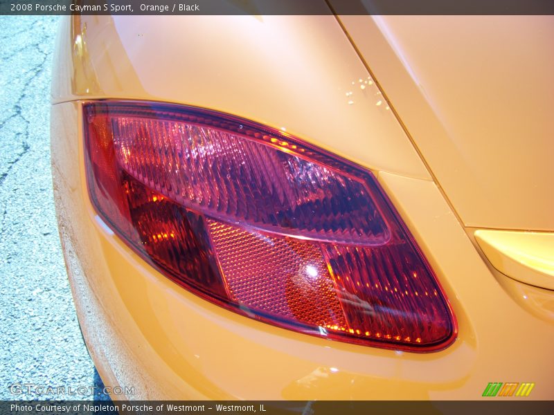 Orange / Black 2008 Porsche Cayman S Sport