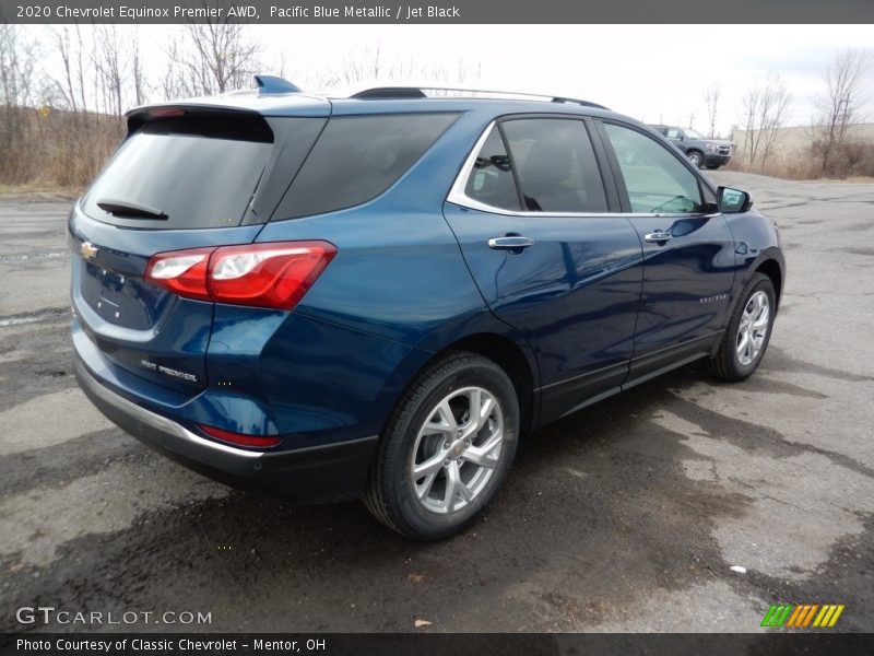 Pacific Blue Metallic / Jet Black 2020 Chevrolet Equinox Premier AWD