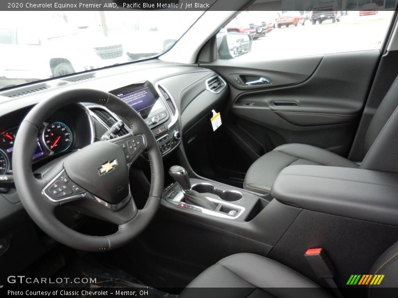 Pacific Blue Metallic / Jet Black 2020 Chevrolet Equinox Premier AWD