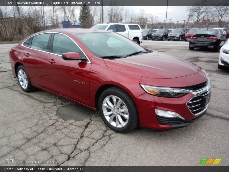 Cajun Red Tintcoat / Jet Black 2020 Chevrolet Malibu LT