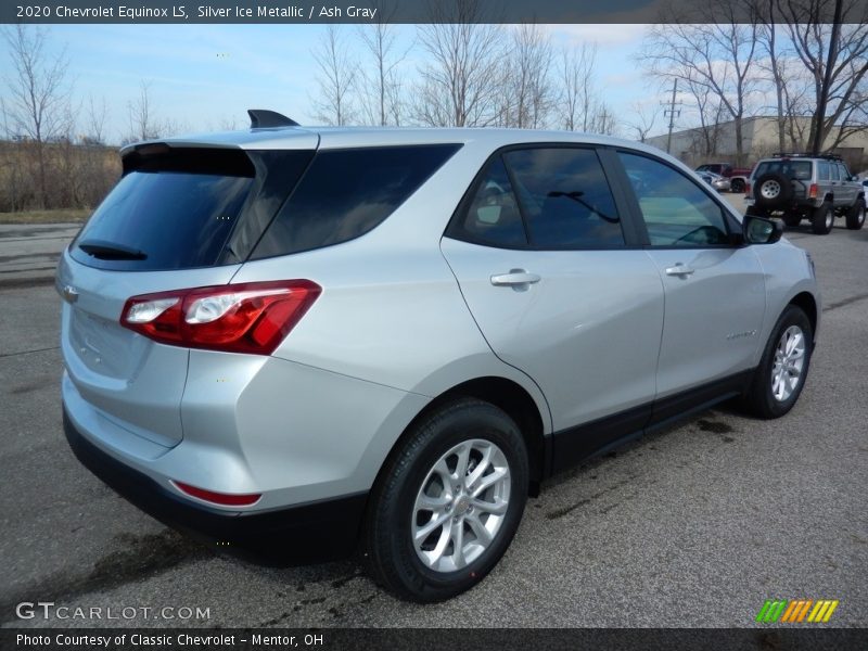 Silver Ice Metallic / Ash Gray 2020 Chevrolet Equinox LS