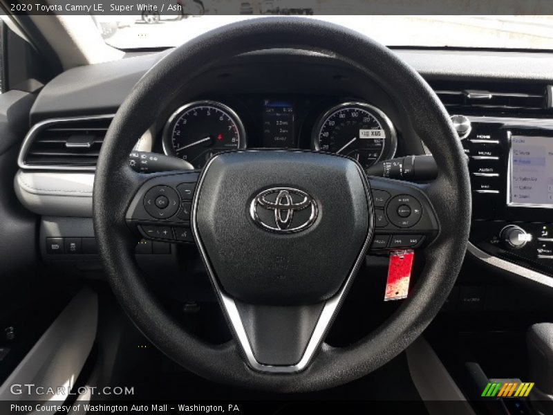 Super White / Ash 2020 Toyota Camry LE