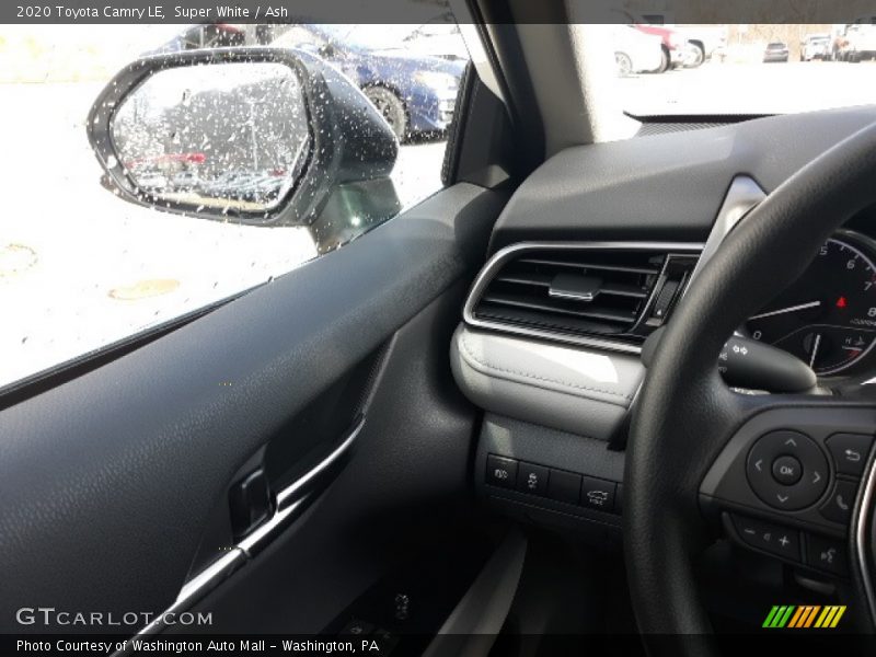 Super White / Ash 2020 Toyota Camry LE