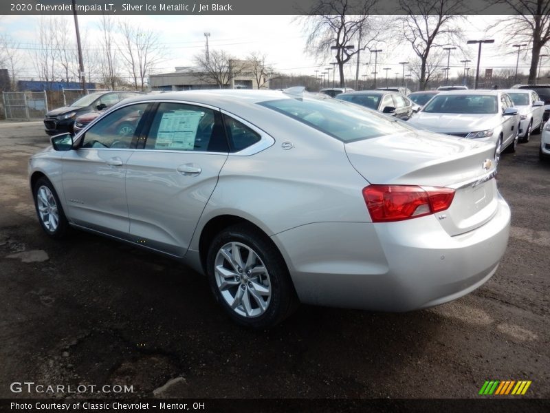 Silver Ice Metallic / Jet Black 2020 Chevrolet Impala LT