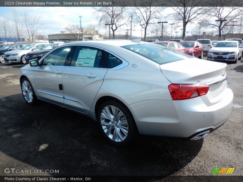 Silver Ice Metallic / Jet Black 2020 Chevrolet Impala Premier