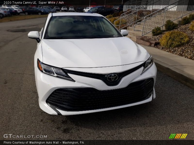 Super White / Ash 2020 Toyota Camry LE