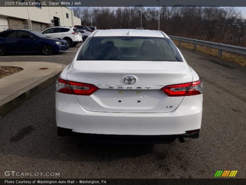 Super White / Ash 2020 Toyota Camry LE