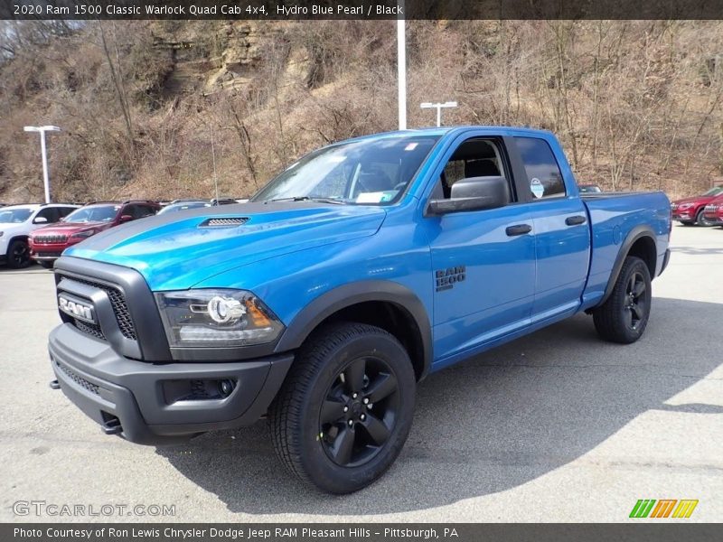 Hydro Blue Pearl / Black 2020 Ram 1500 Classic Warlock Quad Cab 4x4