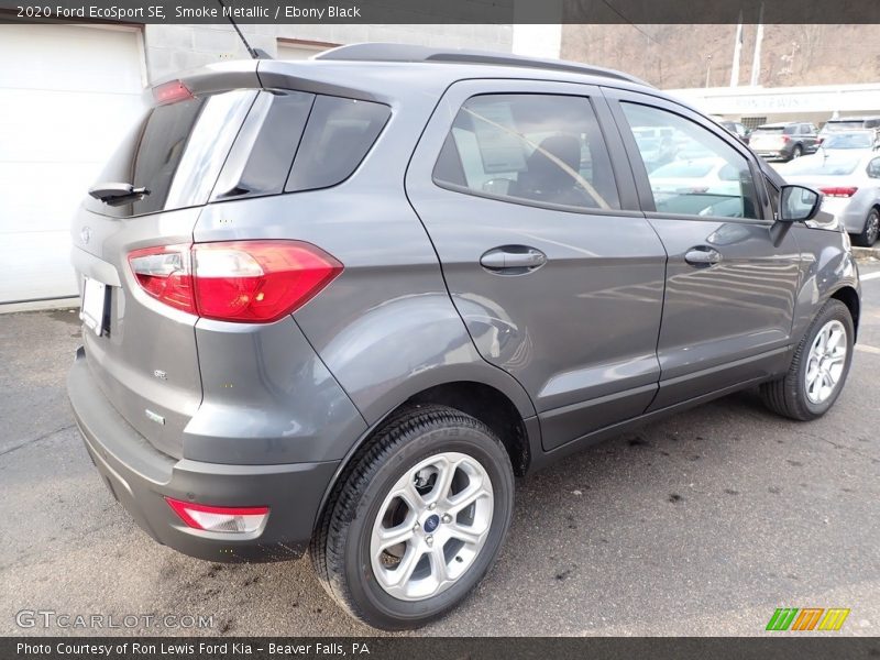Smoke Metallic / Ebony Black 2020 Ford EcoSport SE