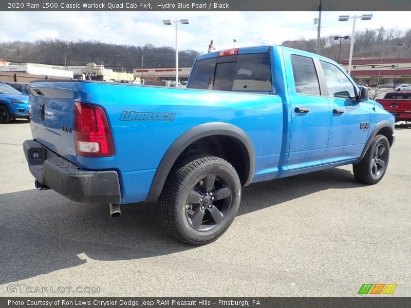 Hydro Blue Pearl / Black 2020 Ram 1500 Classic Warlock Quad Cab 4x4