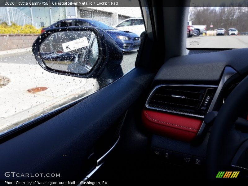 Celestial Silver Metallic / Cockpit Red 2020 Toyota Camry XSE