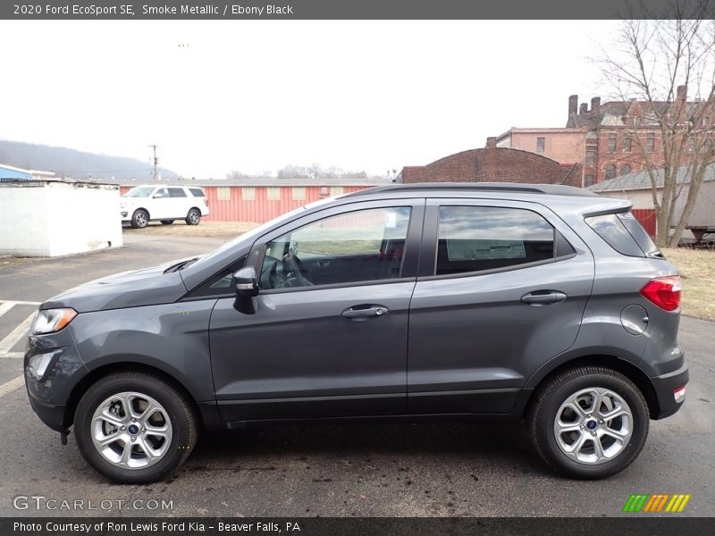Smoke Metallic / Ebony Black 2020 Ford EcoSport SE