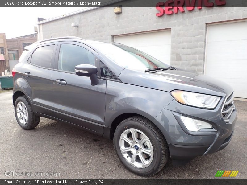 Smoke Metallic / Ebony Black 2020 Ford EcoSport SE