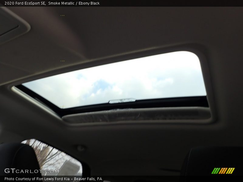 Smoke Metallic / Ebony Black 2020 Ford EcoSport SE