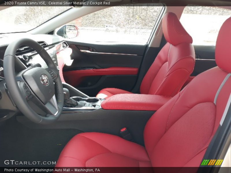 Celestial Silver Metallic / Cockpit Red 2020 Toyota Camry XSE