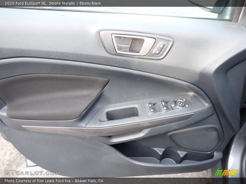 Smoke Metallic / Ebony Black 2020 Ford EcoSport SE