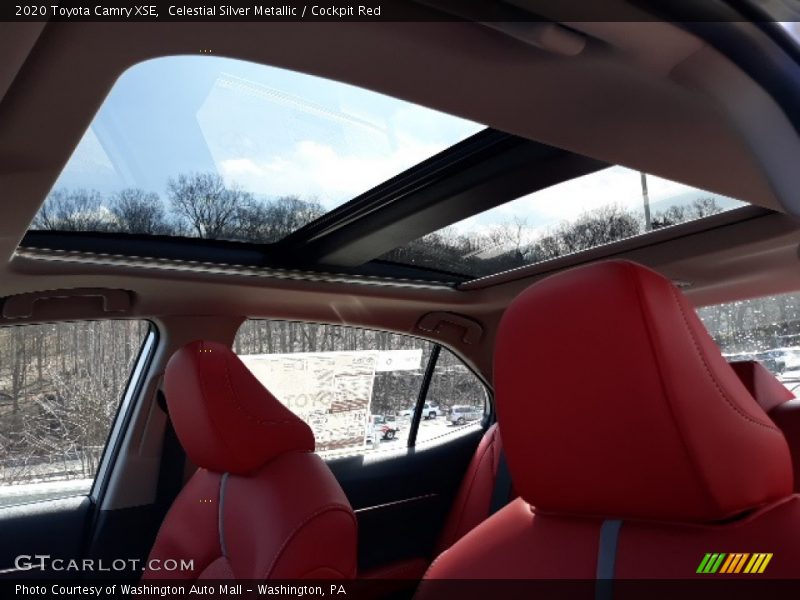 Celestial Silver Metallic / Cockpit Red 2020 Toyota Camry XSE