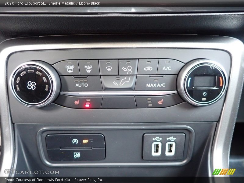 Smoke Metallic / Ebony Black 2020 Ford EcoSport SE