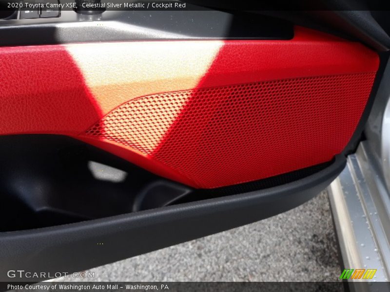 Celestial Silver Metallic / Cockpit Red 2020 Toyota Camry XSE