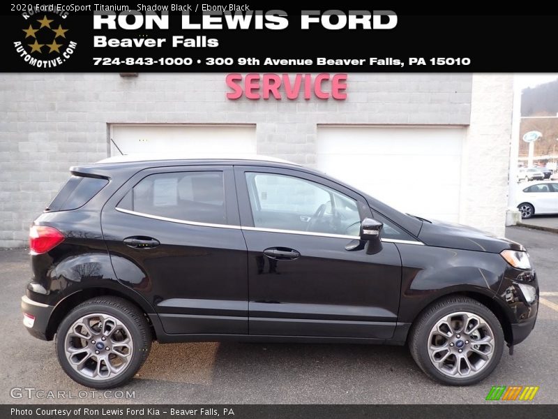 Shadow Black / Ebony Black 2020 Ford EcoSport Titanium