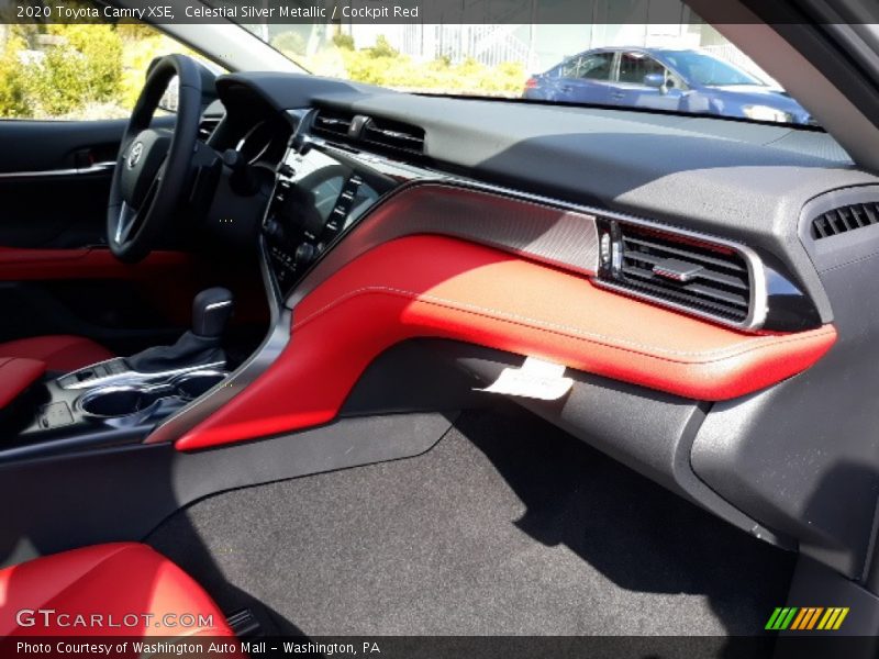 Celestial Silver Metallic / Cockpit Red 2020 Toyota Camry XSE