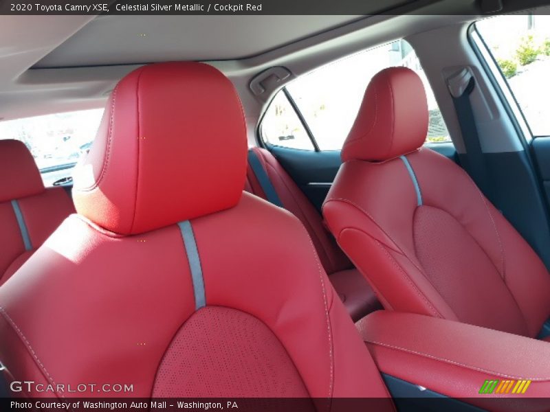 Celestial Silver Metallic / Cockpit Red 2020 Toyota Camry XSE