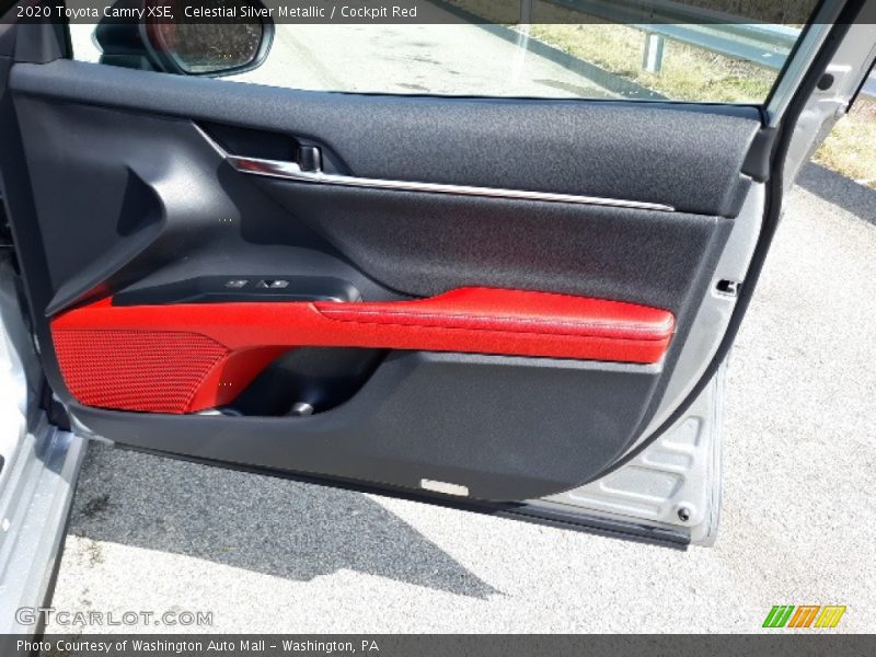 Celestial Silver Metallic / Cockpit Red 2020 Toyota Camry XSE