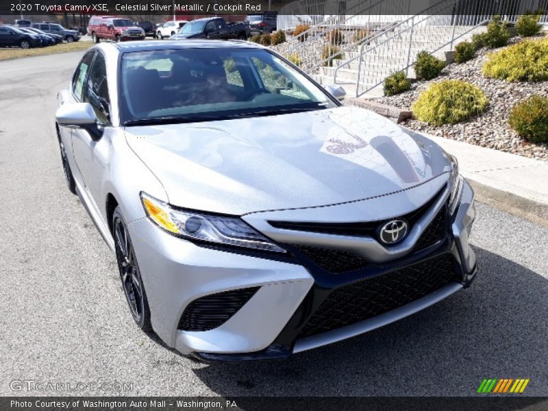 Celestial Silver Metallic / Cockpit Red 2020 Toyota Camry XSE