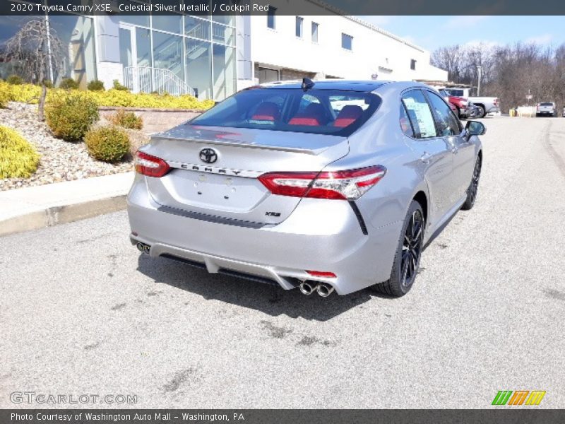 Celestial Silver Metallic / Cockpit Red 2020 Toyota Camry XSE