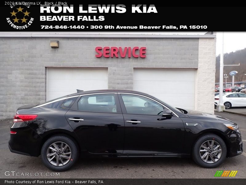 Black / Black 2020 Kia Optima LX