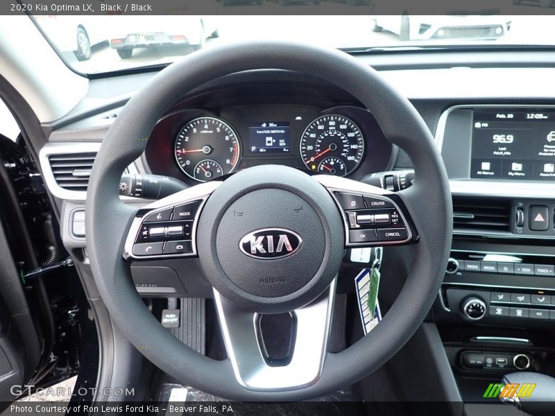 Black / Black 2020 Kia Optima LX