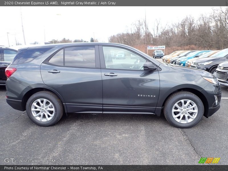 Nightfall Gray Metallic / Ash Gray 2020 Chevrolet Equinox LS AWD