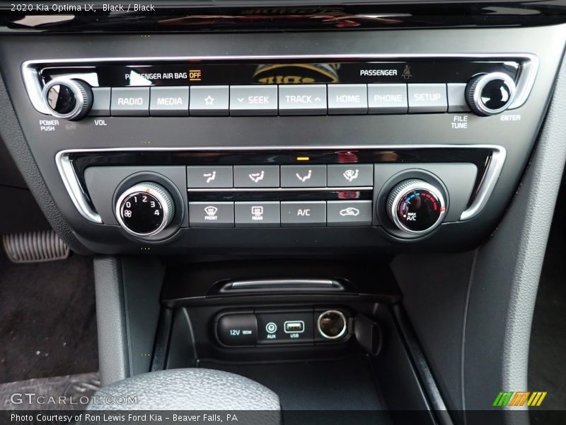 Black / Black 2020 Kia Optima LX