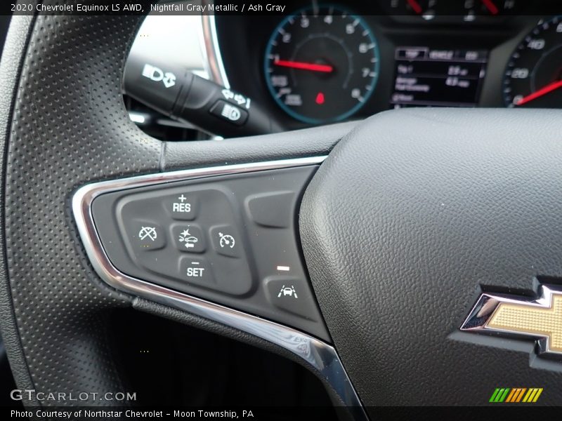 Nightfall Gray Metallic / Ash Gray 2020 Chevrolet Equinox LS AWD