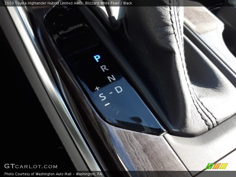 Blizzard White Pearl / Black 2020 Toyota Highlander Hybrid Limited AWD
