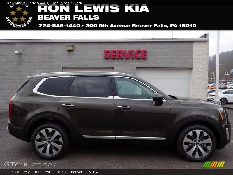 Dark Moss / Black 2020 Kia Telluride S AWD